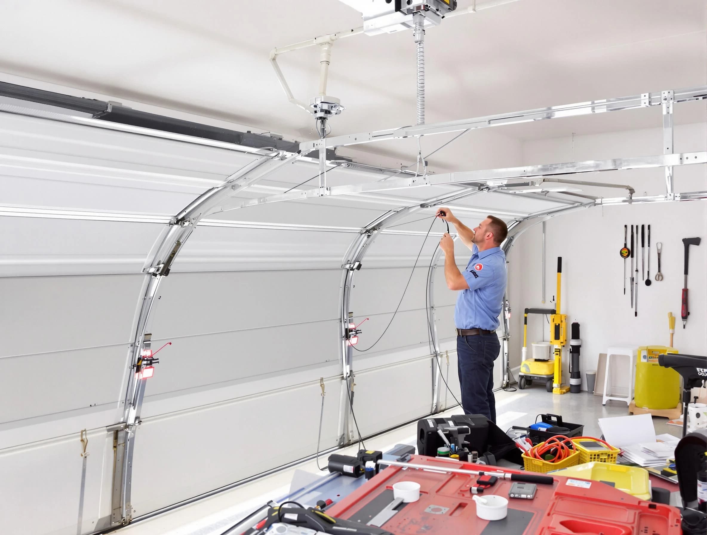 Garage door cable repair service by Pleasant View Garage Door Repair in Pleasant View