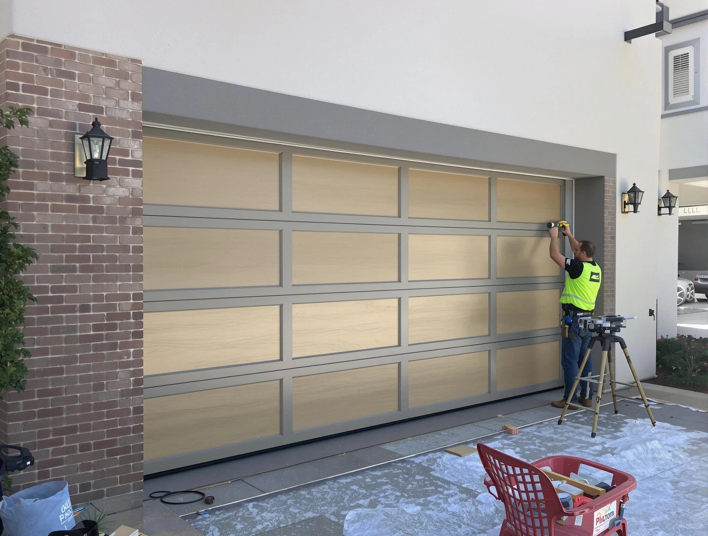 Garage door replacement service by Pleasant View Garage Door Repair in Pleasant View