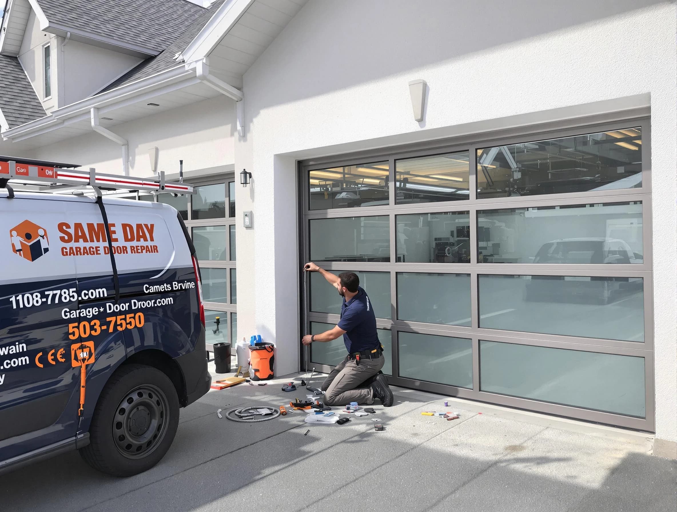 Same-day garage door repair service by Pleasant View Garage Door Repair in Pleasant View