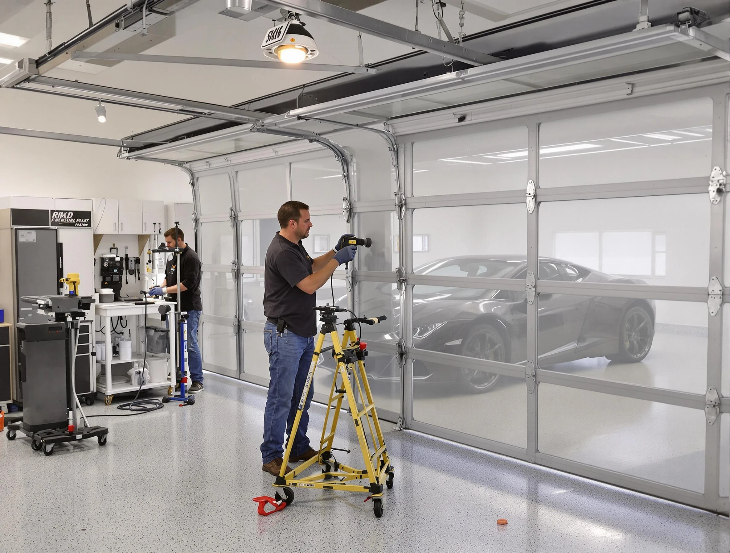 Garage Door Dents Repair in Pleasant View