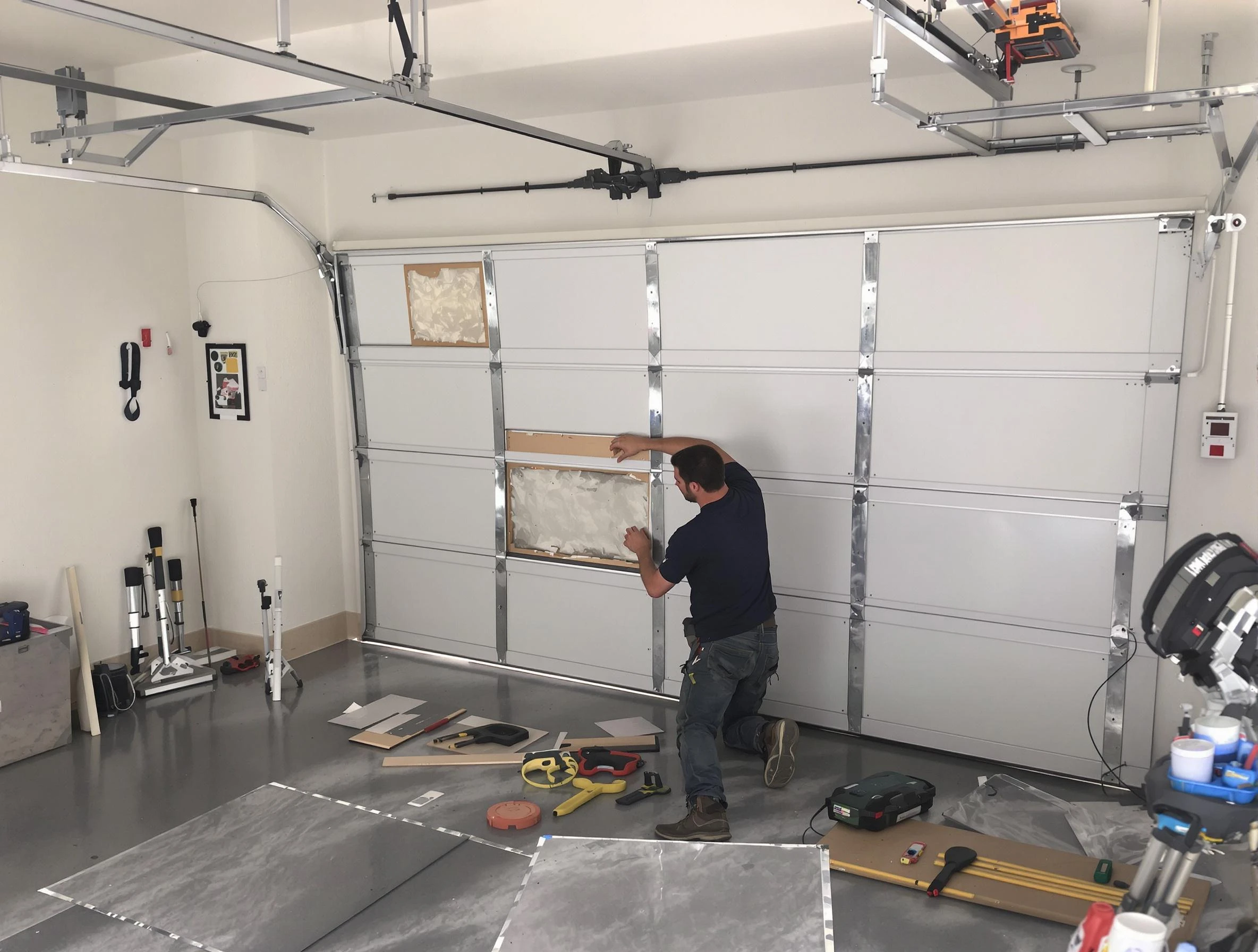 Garage Door Panel Repair in Pleasant View